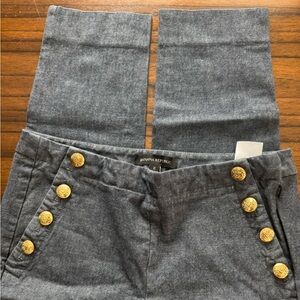 Banana Republic jean like with Gold Accents